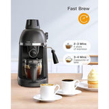 Wholesale-Sboly SYCM5409 Steam Espresso Machine with Milk Frother-Electro Vision Inc