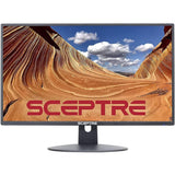 Wholesale-Sceptre 24-inch Professional Thin 1080p LED Monitor 99% sRGB 2x HDMI VGA Build-in Speakers, Machine Black (E248W-19203R Series)-Monitor-Electro Vision Inc