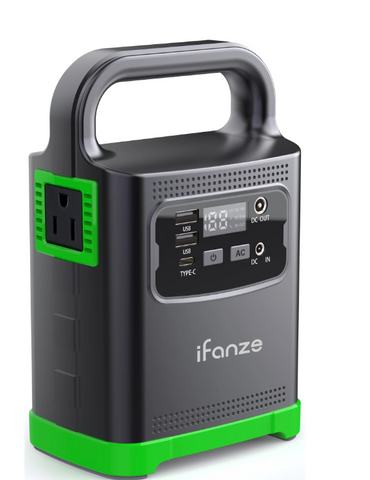 iFanze P82 - Portable Power Station Battery Solar Generator 100W