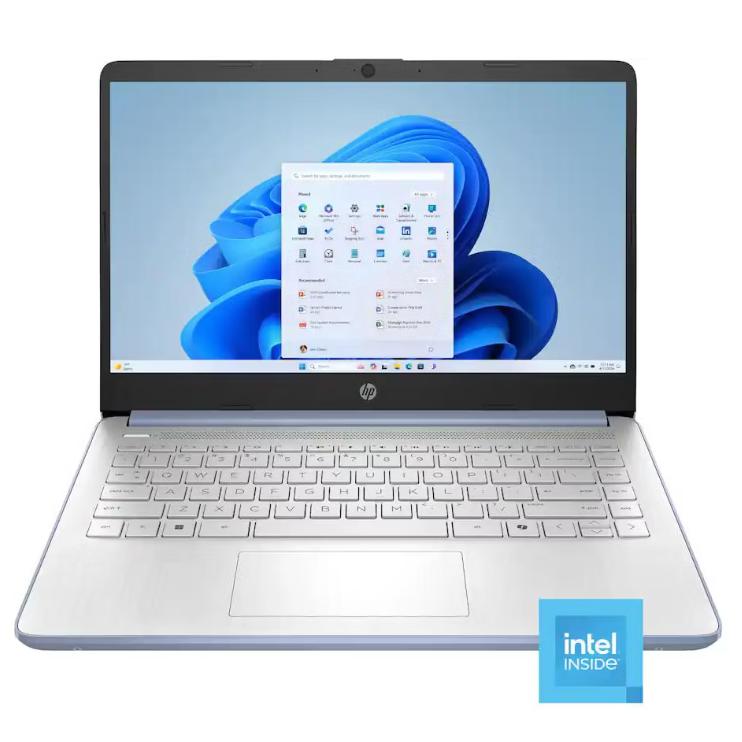 HP 14dq6102dx Laptop, Intel N150, 4GB, 128GB UFS, 14" - Sky Blue