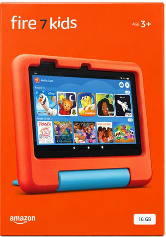 Amazon Fire 7 Kids Edition Tablet 7" Display 16GB - Orange