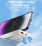 LDNIO PQ16 Portable 10000mAh Wireless Charging Power Bank 15W Magnetic Wireless Charging and Stand