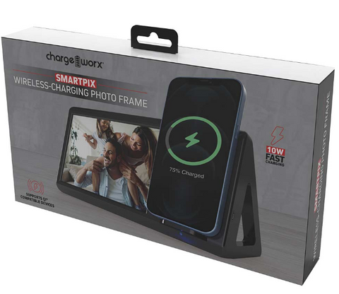 Chargeworx Cx5277BK - Wireless Charging Photo Frame