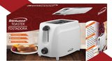 Brentwood TS-260W Toaster - 2-Slice - White