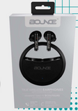 Bounce 1125-BK-CF Proton Series True Wireless Earphones with Charging