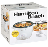 Hamilton Beach 37532 Rice Cooker and Food Steamer – 20-Cup Capacity