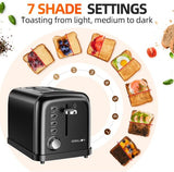 Ramjoy RT120BLK Toaster (2 Slice) - Black