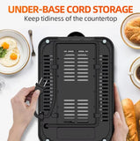 Ramjoy RT120BLK Toaster (2 Slice) - Black