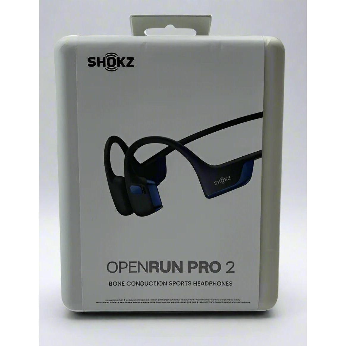 Wholesale-Shokz S820-ST-BY-US-326 OpenRun Pro 2 Bone Conduction Open-Ear Sports Headphones - Steel Blue-Headphone-Electro Vision Inc