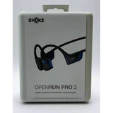 Wholesale-Shokz S820-ST-BY-US-326 OpenRun Pro 2 Bone Conduction Open-Ear Sports Headphones - Steel Blue-Headphone-Electro Vision Inc