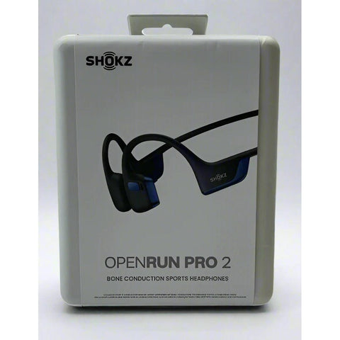 Wholesale-Shokz S820-ST-BY-US-326 OpenRun Pro 2 Bone Conduction Open-Ear Sports Headphones - Steel Blue-Headphone-Electro Vision Inc