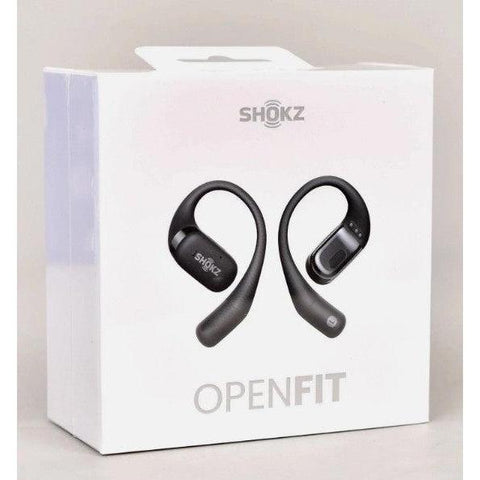 Wholesale-Shokz T910-ST-BK-US OpenFit Open-Ear True Wireless Earbuds - Black-Headphone-Electro Vision Inc