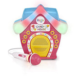 Wholesale-Singing Machine SMK470 Kids Candy House Portable Bluetooth Sing Along Speaker with LED Mic-Electro Vision Inc