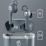 Wholesale-Skullcandy S2IVW-N744-G Indy Evo True Wireless In-Ear Headphones Chill Grey-Electro Vision Inc