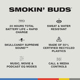 Wholesale-Skullcandy S2TAW-S951-W Smokin' Buds True Wireless Earbuds Bone/Orange Glow-Electro Vision Inc