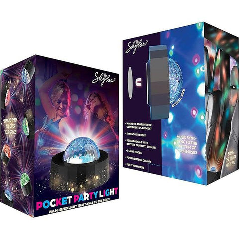 Wholesale-Skylar SK8003 - LED Disco Ball Party Lights with Adhesive - USB rechargeable-LED Light-Electro Vision Inc