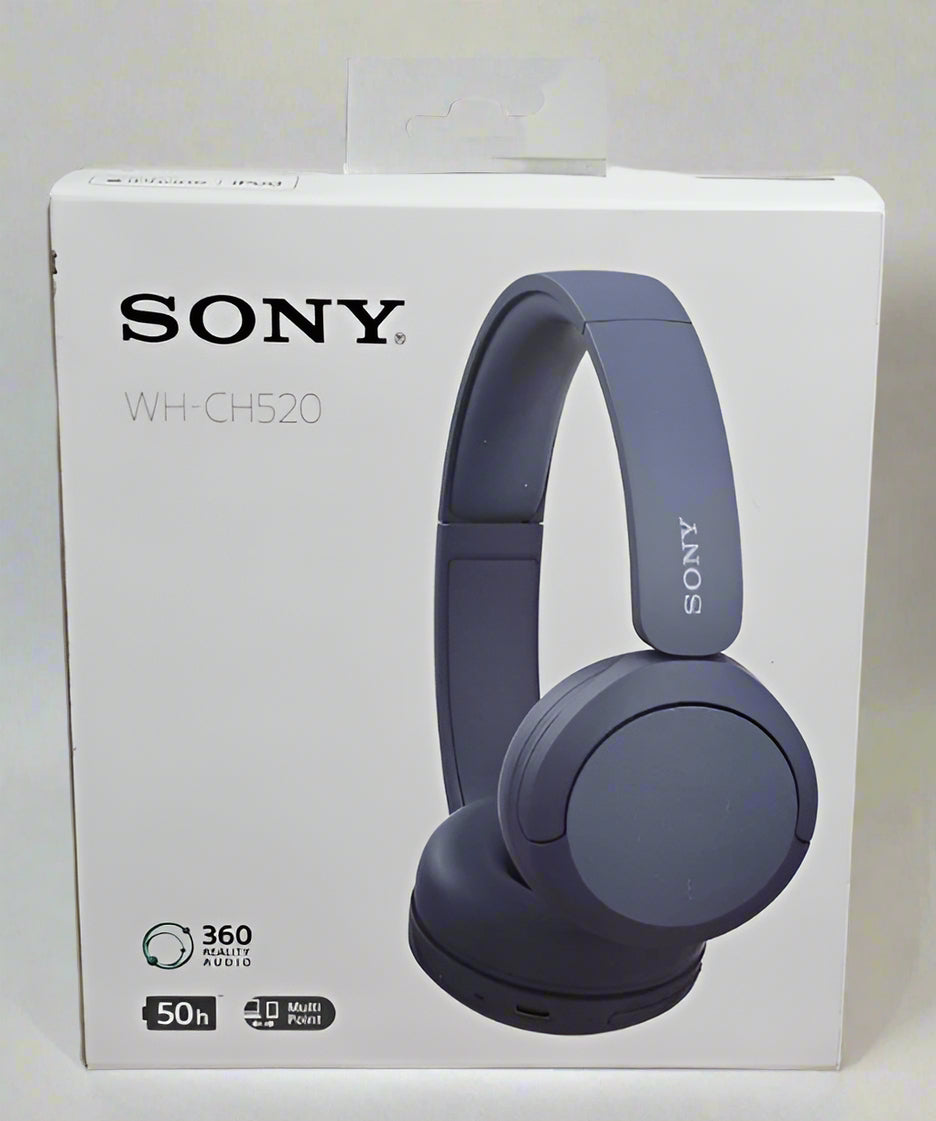 Wholesale-Sony - WH-CH520 Wireless Headphone with Microphone - Blue-Headphones-Electro Vision Inc