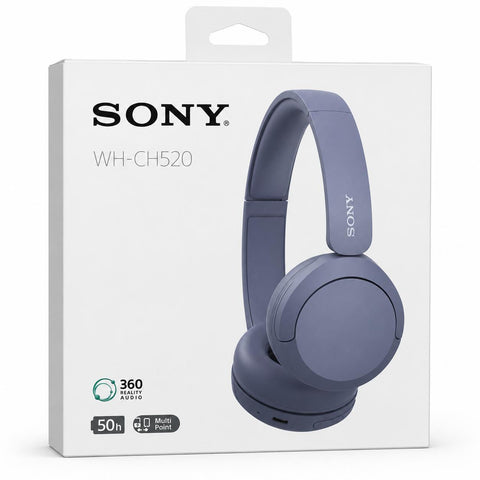 Wholesale-Sony - WH-CH520 Wireless Headphone with Microphone - Blue-Headphones-Electro Vision Inc