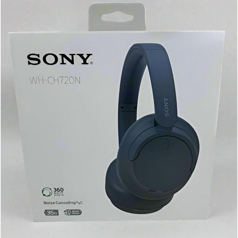Wholesale-Sony WHCH720/L Noise Canceling Headphones - Blue-Headphones-Electro Vision Inc