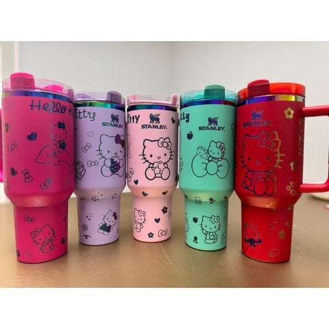 Wholesale-Stanley HelloKitty Tumbler 40oz Cup-Tumbler-Electro Vision Inc
