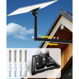 Wholesale-Starlink Wall Mount Gen 3 with Telescoping Support Arm - Black-Wall Mount-Electro Vision Inc