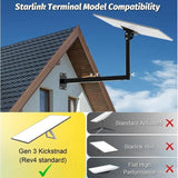 Wholesale-Starlink Wall Mount Gen 3 with Telescoping Support Arm - Black-Wall Mount-Electro Vision Inc