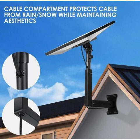 Wholesale-Starlink Wall Mount Gen 3 with Telescoping Support Arm - Black-Wall Mount-Electro Vision Inc