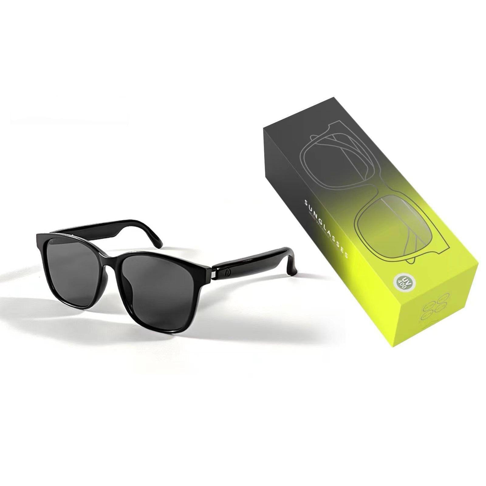 Wholesale-Sunglass Bluetooth with Wireless Speaker – Style 09, UV400, Built-In Audio, Assorted Colors-Smart Glasses-Electro Vision Inc