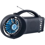 Wholesale-SuperSonic SC1073ERF Solar Powered FM Radio with Bluetooth Speaker-Radio-Electro Vision Inc