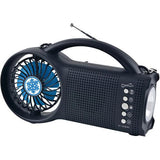 Wholesale-SuperSonic SC1073ERF Solar Powered FM Radio with Bluetooth Speaker-Radio-Electro Vision Inc