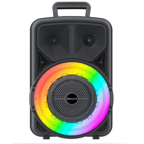 Wholesale-Supersonic IQ5708DJBT 8" PRO DJ BT SPEAKER BLACK-Electro Vision Inc