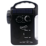 Wholesale-Supersonic SC1095 Radio 5-Way Emergency Solar/ Hand Crank w/ Flashlight-Radio-Electro Vision Inc