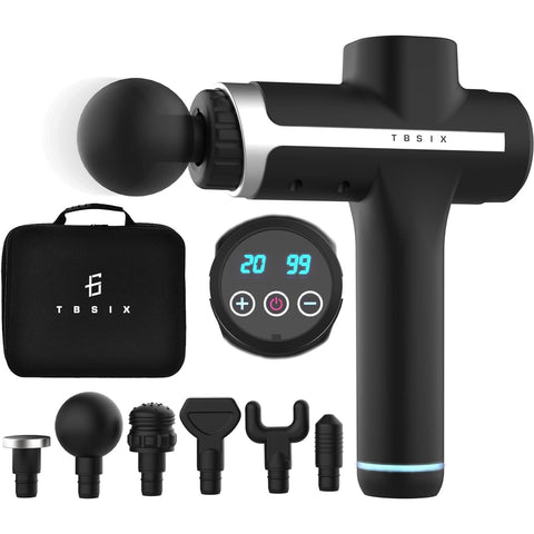 Wholesale-TBSIX PRO Massage Gun Cordless Electric - Silver-Massager-Electro Vision Inc