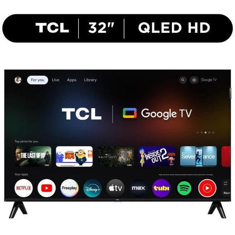 Wholesale-TCL 32Q2K Series QLED 720P HD Smart Google TV 32"-Smart TV-Electro Vision Inc