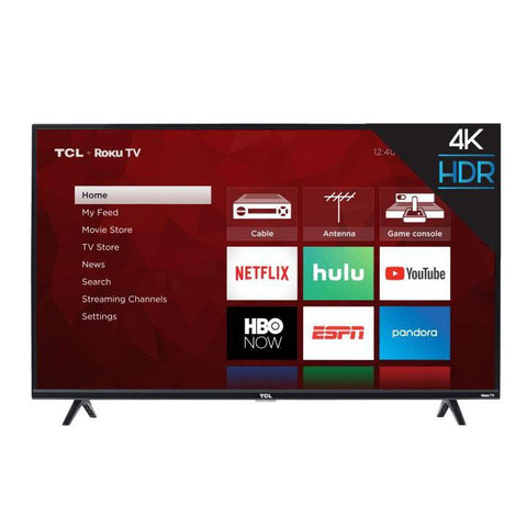 Wholesale-TCL 43" CLASS 4-SERIES 4K UHD HDR LED SMART ROKU TV-Smart TV-Electro Vision Inc