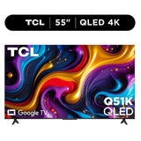 Wholesale-TCL 55Q51K Q Series QLED 4K UHD HDR 55" Smart Google TV Dolby Vision, Dolby Atmos-Smart TV-Electro Vision Inc
