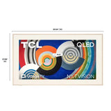 Wholesale-TCL 75A300W Class NXTFRAME 4K QLED Smart TV with Google TV 75"-television-Electro Vision Inc