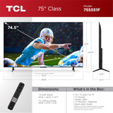 Wholesale-TCL 75S551F Class S5 4K UHD HDR LED Smart Fire TV 75"-television-Electro Vision Inc