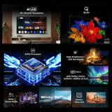 Wholesale-TCL 85Q5K 85" Class Q5K Series 4K UHD QLED LED Smart Google TV-television-Electro Vision Inc