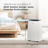 Wholesale-TCL H7P38W Smart Portable Air Conditioner 7,000 BTU SACC (11,000 BTU ASHRAE)-Air Conditioner-Electro Vision Inc