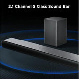 Wholesale-TCL S55H S-Class Soundbar 2.1 Channel w/ Wireless Subwoofer, Dolby Atmos - Black-Soundbar-Electro Vision Inc