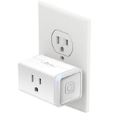 Wholesale-TP - KP115 Link Kasa Smart Plug Mini with Energy Monitoring, Wi-Fi Power Outlet, White, KP115-Smart Plug-Electro Vision Inc