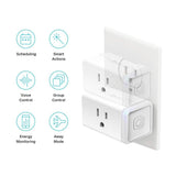 Wholesale-TP - KP115 Link Kasa Smart Plug Mini with Energy Monitoring, Wi-Fi Power Outlet, White, KP115-Smart Plug-Electro Vision Inc