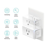 Wholesale-TP Link KP115 Kasa Smart Plug Mini w/ Energy Monitoring, Wi-Fi Power Outlet - White-Smart Plug-Electro Vision Inc