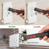 Wholesale-Tack Life Non-Contact AC Voltage Tester with Adjustable Sensitivity, LCD Display-Voltage Tester-Electro Vision Inc