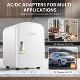 Wholesale-Tacklife F4 Car Refrigerator (White) - US Plug-Refrigerator-Electro Vision Inc