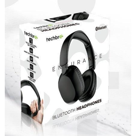 Wholesale-Techbro HED1002BK Bluetooth Headphone-Headphones-Electro Vision Inc