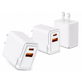 Wholesale-Techbro PATB-1020 Charger w/ 6FT Type-C Cable 20W-Charger-Electro Vision Inc