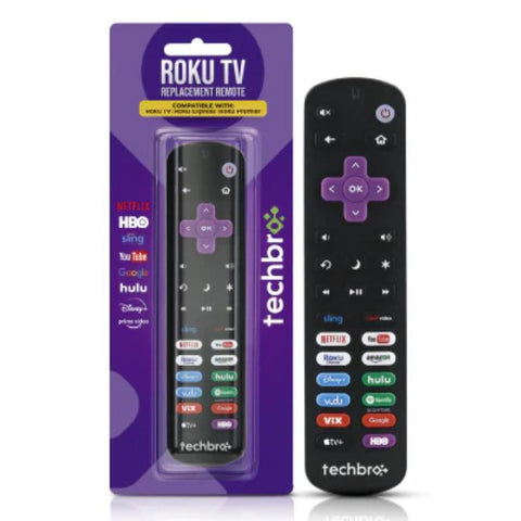 Wholesale-Techbro RM100RK Roku Remote Control-Remote Control-Electro Vision Inc