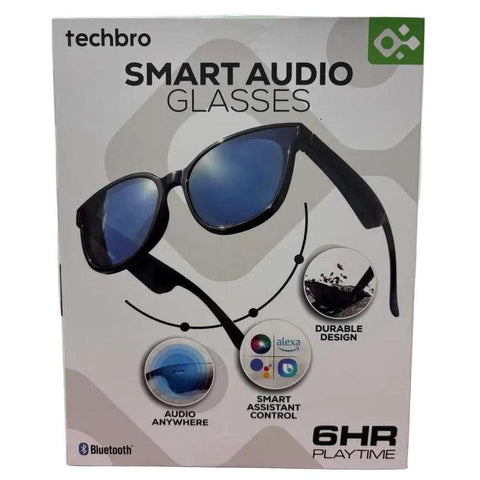 Wholesale-Techbro SG100 Smart Audio Glasses-Smart Glasses-Electro Vision Inc